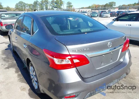 2017 Nissan Sentra S из США, поврежденный, VIN 3N1AB7AP6HY258952